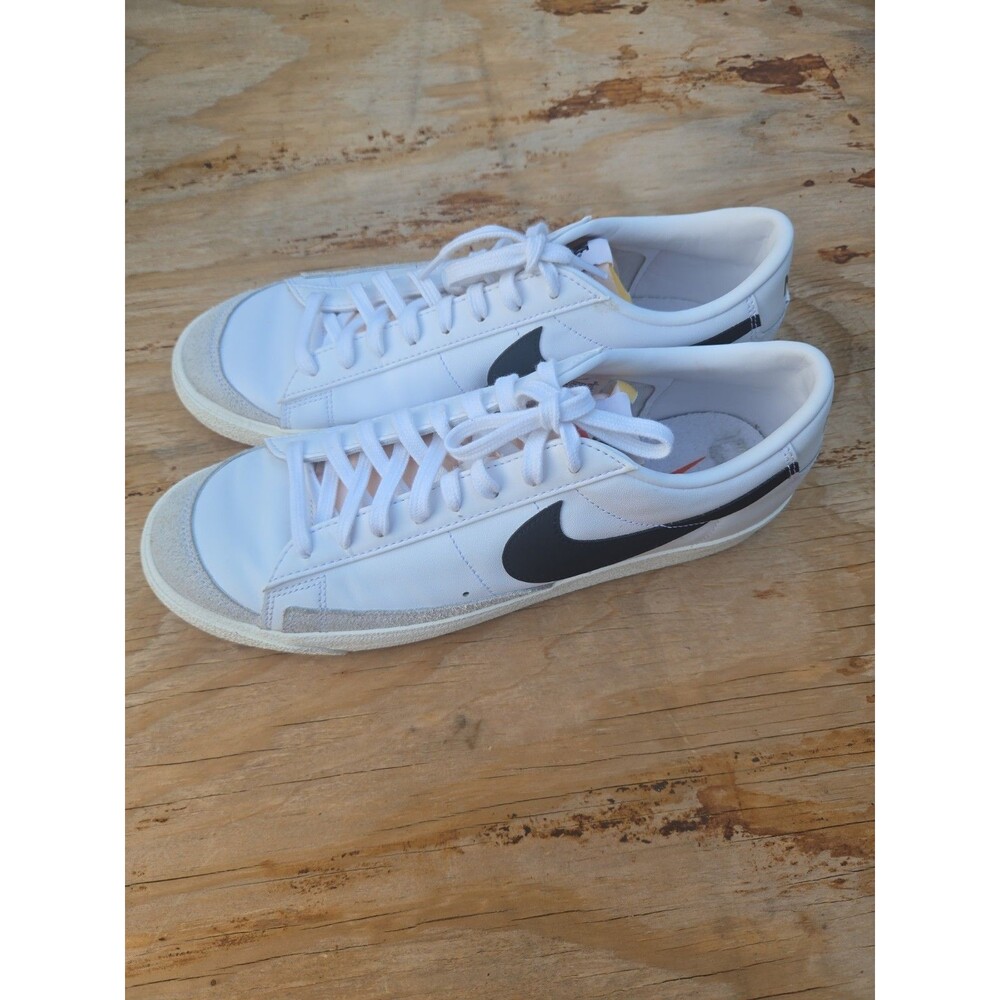 Nike Blazer Low '77 Vintage 'White Black' DA6364-101 Men's Shoes size 12.5